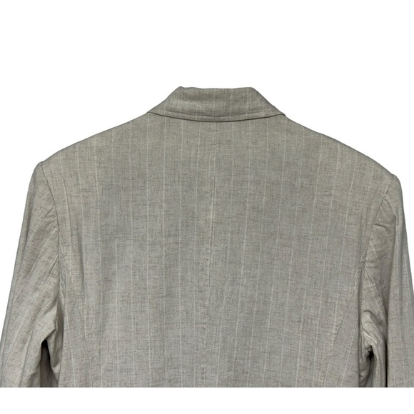 431 - VINTAGE CLEO CREAM BLAZER - 54% LINEN - Picture 6 of 14